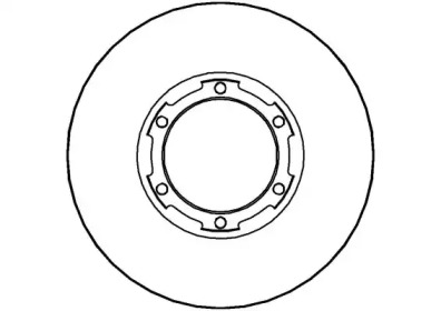 Тормозной диск (NATIONAL: NBD124)