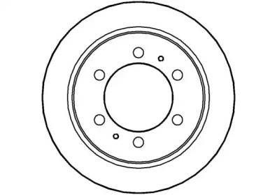 Тормозной диск (NATIONAL: NBD957)