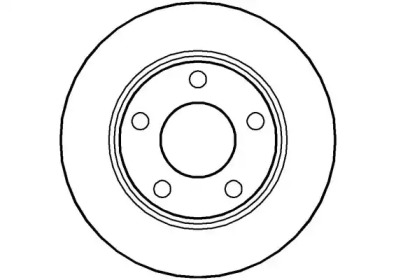 Тормозной диск (NATIONAL: NBD991)
