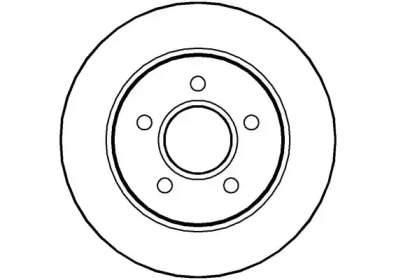 Тормозной диск (NATIONAL: NBD1297)