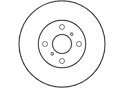 Тормозной диск (NATIONAL: NBD995)