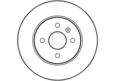 Тормозной диск (NATIONAL: NBD1281)