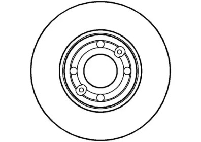 Тормозной диск (NATIONAL: NBD1284)