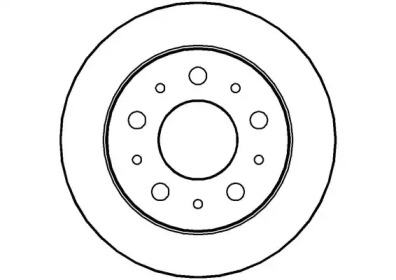 Тормозной диск (NATIONAL: NBD1311)