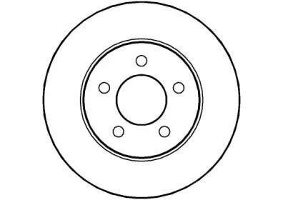 Тормозной диск (NATIONAL: NBD1341)