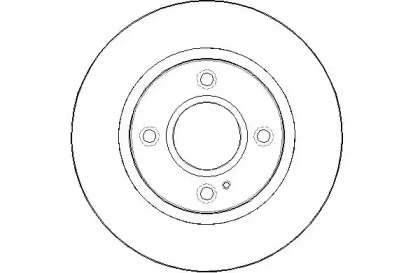 Тормозной диск (NATIONAL: NBD1506)