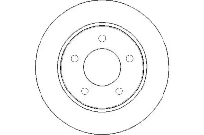 Тормозной диск (NATIONAL: NBD1512)