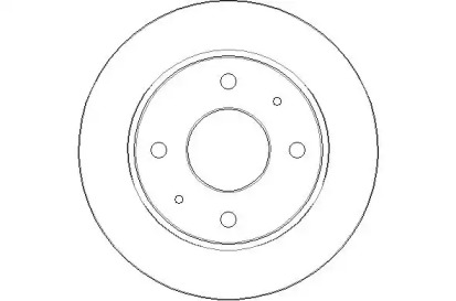 Тормозной диск (NATIONAL: NBD1514)