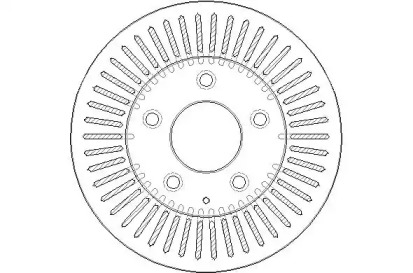 Тормозной диск (NATIONAL: NBD1522)