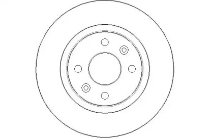 Тормозной диск (NATIONAL: NBD1534)