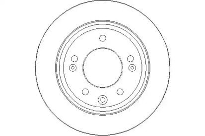 Тормозной диск (NATIONAL: NBD1541)