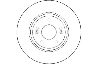Тормозной диск (NATIONAL: NBD1544)