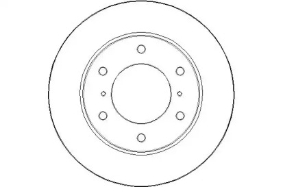 Тормозной диск (NATIONAL: NBD1558)
