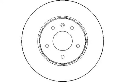 Тормозной диск (NATIONAL: NBD1573)