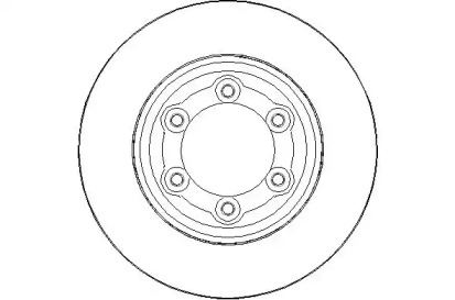 Тормозной диск (NATIONAL: NBD1584)