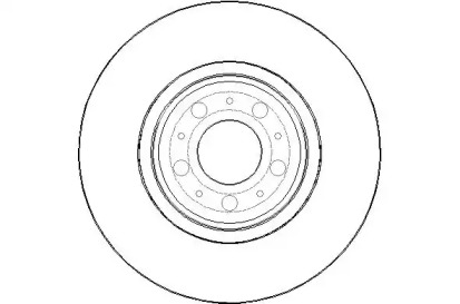 Тормозной диск (NATIONAL: NBD1589)