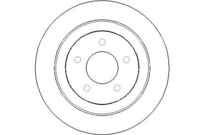 Тормозной диск (NATIONAL: NBD1600)