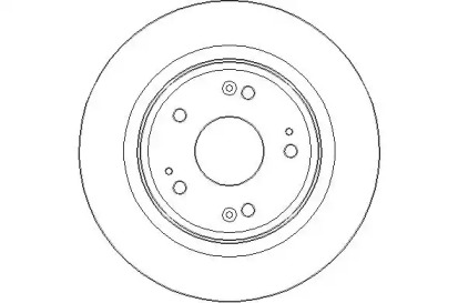 Тормозной диск (NATIONAL: NBD1613)