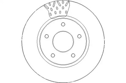 Тормозной диск (NATIONAL: NBD1706)