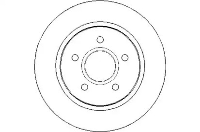 Тормозной диск (NATIONAL: NBD1707)