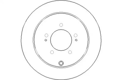 Тормозной диск (NATIONAL: NBD1709)