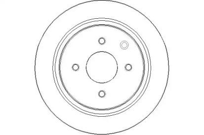 Тормозной диск (NATIONAL: NBD1711)
