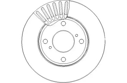Тормозной диск (NATIONAL: NBD1712)