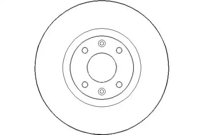Тормозной диск (NATIONAL: NBD1713)
