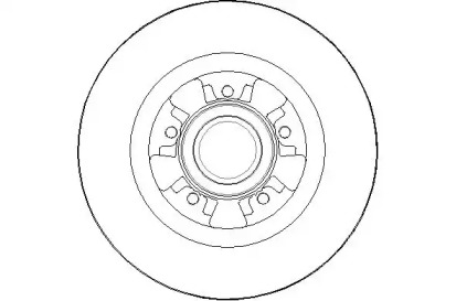 Тормозной диск (NATIONAL: NBD1716)