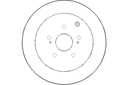 Тормозной диск (NATIONAL: NBD1722)