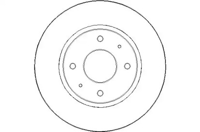 Тормозной диск (NATIONAL: NBD1556)