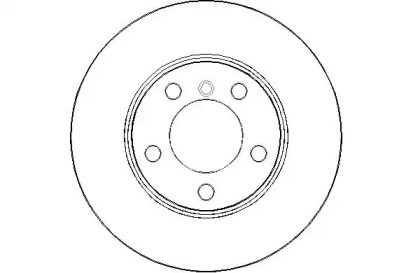 Тормозной диск (NATIONAL: NBD1834)