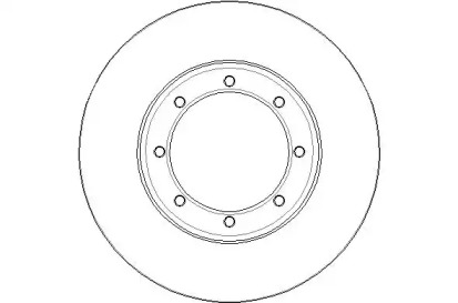 Тормозной диск (NATIONAL: NBD1836)