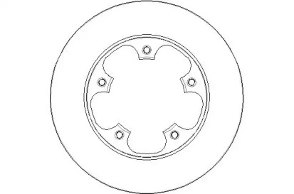 Тормозной диск (NATIONAL: NBD1847)