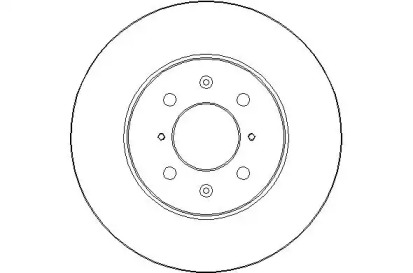 Тормозной диск (NATIONAL: NBD1615)