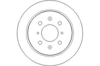 Тормозной диск (NATIONAL: NBD1616)