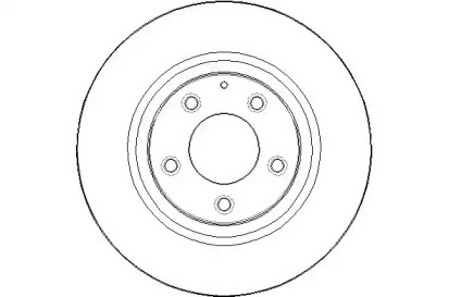Тормозной диск (NATIONAL: NBD1622)