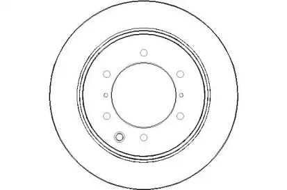 Тормозной диск (NATIONAL: NBD1632)
