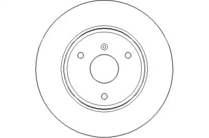 Тормозной диск (NATIONAL: NBD1637)