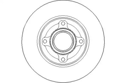 Тормозной диск (NATIONAL: NBD1642)
