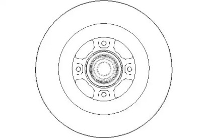 Тормозной диск (NATIONAL: NBD1643)