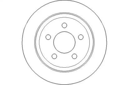 Тормозной диск (NATIONAL: NBD1650)