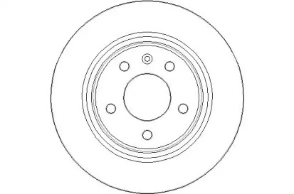 Тормозной диск (NATIONAL: NBD1652)