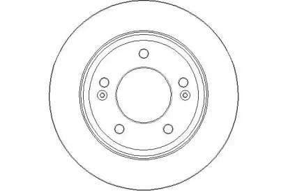 Тормозной диск (NATIONAL: NBD1671)