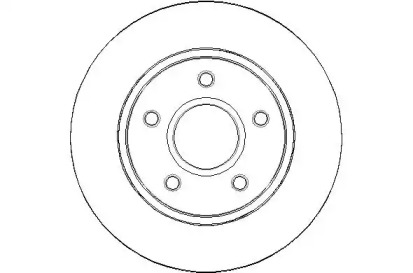 Тормозной диск (NATIONAL: NBD1677)