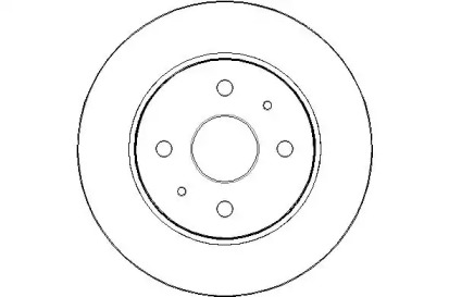 Тормозной диск (NATIONAL: NBD1680)