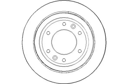 Тормозной диск (NATIONAL: NBD1689)