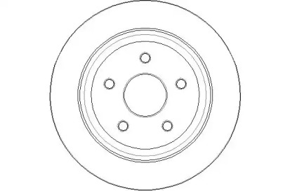 Тормозной диск (NATIONAL: NBD1691)