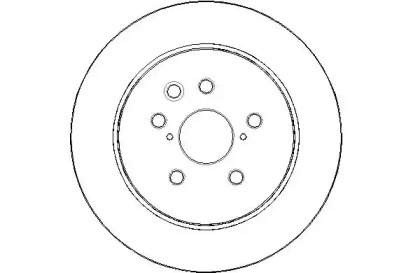 Тормозной диск (NATIONAL: NBD1695)