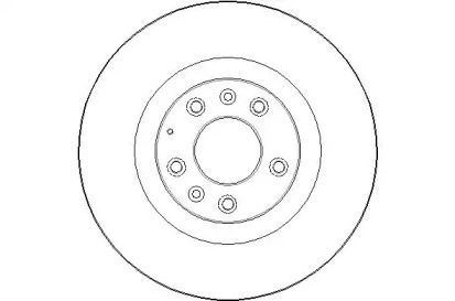 Тормозной диск (NATIONAL: NBD1697)